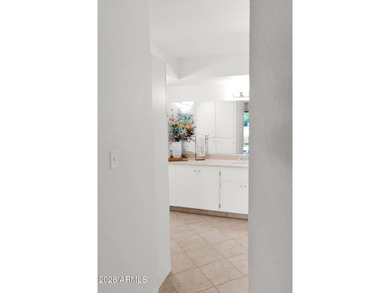 Perfectly situated on a golf course lot overlooking the 2nd tee on Fountain of the Sun Country Club in Arizona - for sale on GolfHomes.com, golf home, golf lot