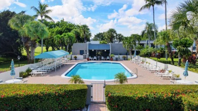 Beautifully maintained 3-bedroom, 3-bath corner unit on the golf on Fountains Golf and Country Club in Florida - for sale on GolfHomes.com, golf home, golf lot