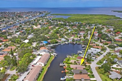 Incredible Waterfront Opportunity in Gulf Harbors Woodlands - on Gulf Harbors Golf Course in Florida - for sale on GolfHomes.com, golf home, golf lot