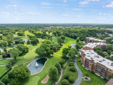 Experience resort-style living in this main floor 2-bed, 2-bath on Old Orchard Country Club in Illinois - for sale on GolfHomes.com, golf home, golf lot