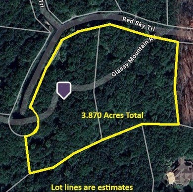 Great opportunity to own a large double parcel plat (lot 45 and on The Cliffs at Glassy Golf and Country Club in South Carolina - for sale on GolfHomes.com, golf home, golf lot