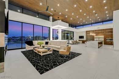 This stunning one story custom home  expertly  designed by Quinn on Bears Best Las Vegas Golf Club in Nevada - for sale on GolfHomes.com, golf home, golf lot