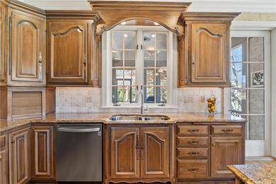 Stunning European-inspired home on Loch Lloyd's iconic 18th hole on Loch Lloyd Country Club in Missouri - for sale on GolfHomes.com, golf home, golf lot