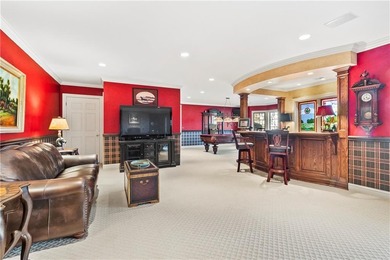 Stunning European-inspired home on Loch Lloyd's iconic 18th hole on Loch Lloyd Country Club in Missouri - for sale on GolfHomes.com, golf home, golf lot