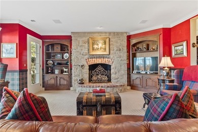 Stunning European-inspired home on Loch Lloyd's iconic 18th hole on Loch Lloyd Country Club in Missouri - for sale on GolfHomes.com, golf home, golf lot