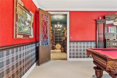 Stunning European-inspired home on Loch Lloyd's iconic 18th hole on Loch Lloyd Country Club in Missouri - for sale on GolfHomes.com, golf home, golf lot