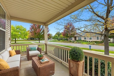 Welcome to this beautiful RANCH townhome situated on a premium on Carillon Lakes 3 Hole Course in Illinois - for sale on GolfHomes.com, golf home, golf lot
