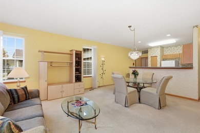 Welcome to this beautiful RANCH townhome situated on a premium on Carillon Lakes 3 Hole Course in Illinois - for sale on GolfHomes.com, golf home, golf lot
