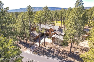 Rustic elegance perfectly situated with panoramic golf course on Forest Highlands Golf Club - The Canyon in Arizona - for sale on GolfHomes.com, golf home, golf lot