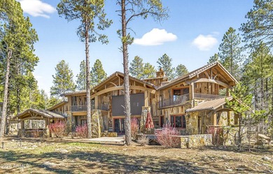 Rustic elegance perfectly situated with panoramic golf course on Forest Highlands Golf Club - The Canyon in Arizona - for sale on GolfHomes.com, golf home, golf lot