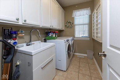 Be ready for summer with this backyard! As if the view of the on Gray Eagle Golf Club in Indiana - for sale on GolfHomes.com, golf home, golf lot