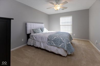 Be ready for summer with this backyard! As if the view of the on Gray Eagle Golf Club in Indiana - for sale on GolfHomes.com, golf home, golf lot