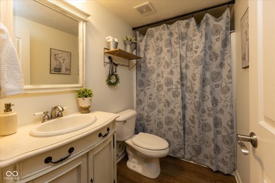 Be ready for summer with this backyard! As if the view of the on Gray Eagle Golf Club in Indiana - for sale on GolfHomes.com, golf home, golf lot