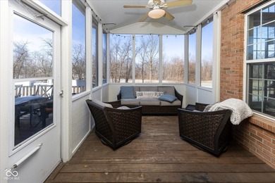 Be ready for summer with this backyard! As if the view of the on Gray Eagle Golf Club in Indiana - for sale on GolfHomes.com, golf home, golf lot