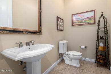 Experience breathtaking mountain and golf course views from this on Corte Bella Golf Club in Arizona - for sale on GolfHomes.com, golf home, golf lot