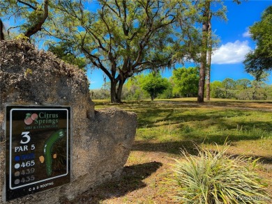 Peace & Privacy in this 3/2/2 CITRUS SPRINGS HOME! NEW ROOF WILL on Citrus Springs Country Club in Florida - for sale on GolfHomes.com, golf home, golf lot