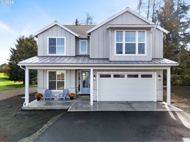 Luxurious living in this stunning farmhouse-inspired residence! on Lewis and Clark Public Golf Course in Oregon - for sale on GolfHomes.com, golf home, golf lot