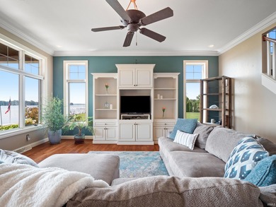 Experience refined waterfront living on Lake Wawasee in this on Wawasee Golf Club in Indiana - for sale on GolfHomes.com, golf home, golf lot