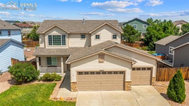 Nestled in the sought-after Woodmen Hills neighborhood, this on Antler Creek Golf Course in Colorado - for sale on GolfHomes.com, golf home, golf lot