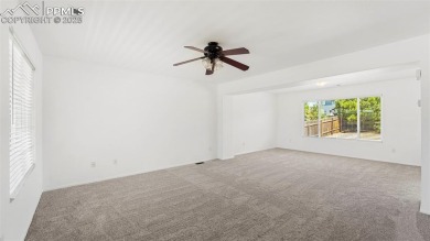Nestled in the sought-after Woodmen Hills neighborhood, this on Antler Creek Golf Course in Colorado - for sale on GolfHomes.com, golf home, golf lot