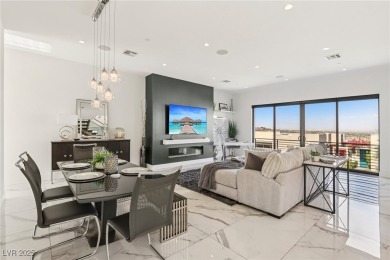 Experience sweeping Strip and mountain views from this elegant on Dragon Ridge Country Club in Nevada - for sale on GolfHomes.com, golf home, golf lot