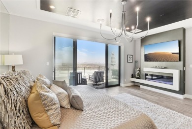 Experience sweeping Strip and mountain views from this elegant on Dragon Ridge Country Club in Nevada - for sale on GolfHomes.com, golf home, golf lot