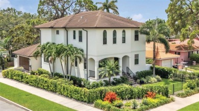 Timeless Modern Mediterranean on Snell Isle.  This 2015 on The Renaisssance Vinoy Golf Club in Florida - for sale on GolfHomes.com, golf home, golf lot