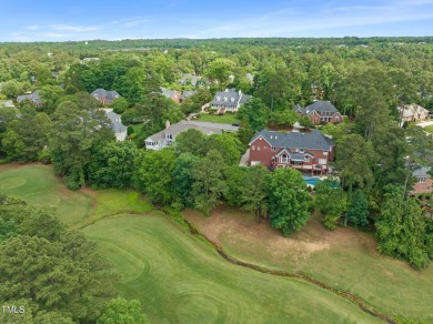 Meticulously maintained, this stately brick home sits on the 8th on Prestonwood Country Club  in North Carolina - for sale on GolfHomes.com, golf home, golf lot