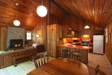 This home is perfect if you like wood.  The lot is loaded with on Hermitage Club Golf Course in Vermont - for sale on GolfHomes.com, golf home, golf lot