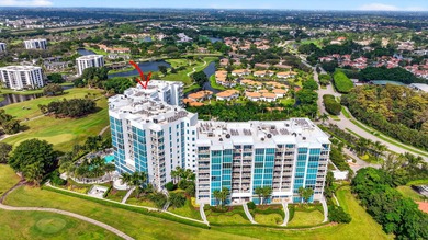 Dazzling golf and sparkling lake views await in this stunning on Boca West Golf and Country Club in Florida - for sale on GolfHomes.com, golf home, golf lot
