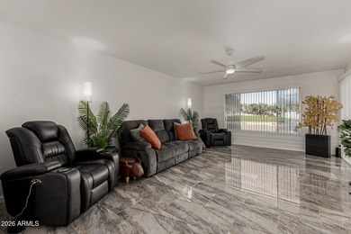 This beautifully updated Sun City home is perfectly situated on on Quail Run Golf Course in Arizona - for sale on GolfHomes.com, golf home, golf lot