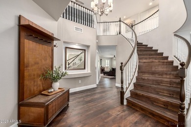 Rare golf course pool home with mountain views in highly sought on Greenfield Lakes Golf Club in Arizona - for sale on GolfHomes.com, golf home, golf lot