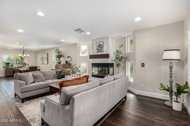 Rare golf course pool home with mountain views in highly sought on Greenfield Lakes Golf Club in Arizona - for sale on GolfHomes.com, golf home, golf lot