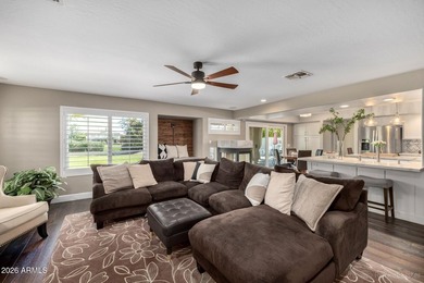 Rare golf course pool home with mountain views in highly sought on Greenfield Lakes Golf Club in Arizona - for sale on GolfHomes.com, golf home, golf lot