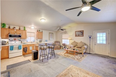 Own a rare gem in Desert Greens Pahrump! This immaculate 2005 on Desert Greens Golf Course in Nevada - for sale on GolfHomes.com, golf home, golf lot