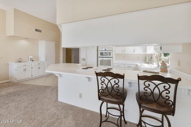 Golf course living at its best in this 2BR, 2BA plus golf cart on Cottonwood Country Club in Arizona - for sale on GolfHomes.com, golf home, golf lot