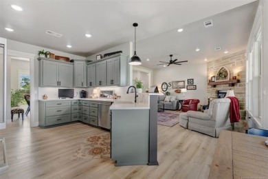 This stunning 4-bedroom, 2.5 bath home is perfectly situated on on Wolf Ridge Golf Course in Oklahoma - for sale on GolfHomes.com, golf home, golf lot