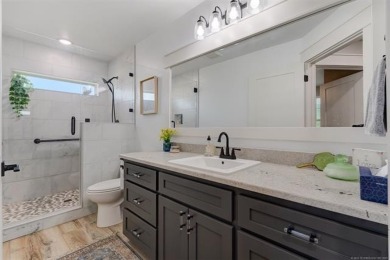 This stunning 4-bedroom, 2.5 bath home is perfectly situated on on Wolf Ridge Golf Course in Oklahoma - for sale on GolfHomes.com, golf home, golf lot
