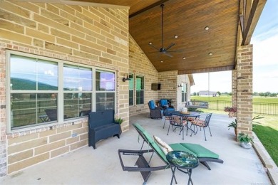 This stunning 4-bedroom, 2.5 bath home is perfectly situated on on Wolf Ridge Golf Course in Oklahoma - for sale on GolfHomes.com, golf home, golf lot
