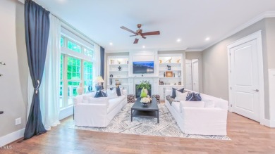 Gorgeous high-end newly built home (finished in 2021) located in on Governors Club in North Carolina - for sale on GolfHomes.com, golf home, golf lot