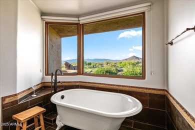 Nestled in a prestigious gated community, this meticulously on Troon North Golf Club  in Arizona - for sale on GolfHomes.com, golf home, golf lot