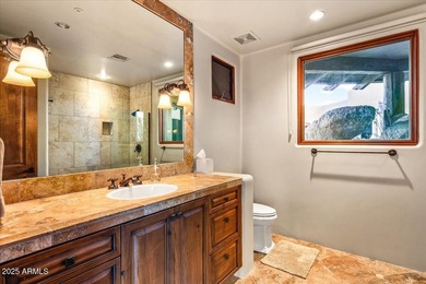 Nestled in a prestigious gated community, this meticulously on Troon North Golf Club  in Arizona - for sale on GolfHomes.com, golf home, golf lot