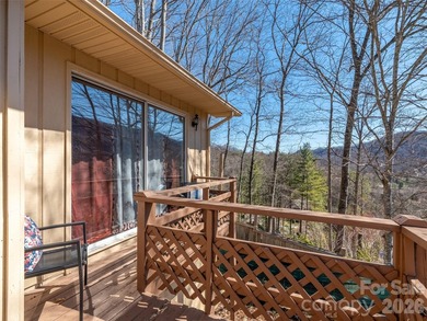 Positioned above Maggie Valley Club & Resort, this 2 bedroom, 2 on Maggie Valley Resort and Country Club in North Carolina - for sale on GolfHomes.com, golf home, golf lot