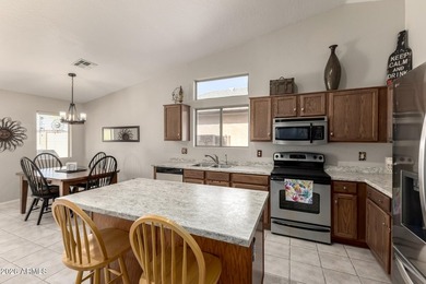 Move-in ready home in the gated Stonegate community at Johnson on The Golf Club At Johnson Ranch in Arizona - for sale on GolfHomes.com, golf home, golf lot