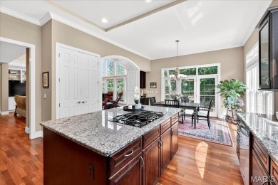 Experience luxury living in this stunning villa, perfectly on Meadowbrook Country Club in Missouri - for sale on GolfHomes.com, golf home, golf lot