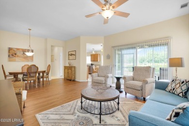 Discover effortless living in this charming Clayton model patio on Okatie Creek Golf Club in South Carolina - for sale on GolfHomes.com, golf home, golf lot