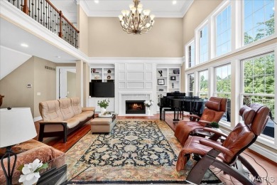 Experience luxury living in this stunning villa, perfectly on Meadowbrook Country Club in Missouri - for sale on GolfHomes.com, golf home, golf lot