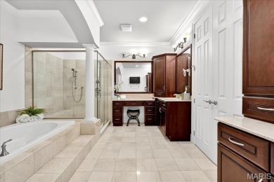Experience luxury living in this stunning villa, perfectly on Meadowbrook Country Club in Missouri - for sale on GolfHomes.com, golf home, golf lot