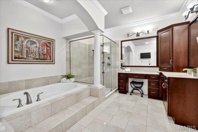 Experience luxury living in this stunning villa, perfectly on Meadowbrook Country Club in Missouri - for sale on GolfHomes.com, golf home, golf lot