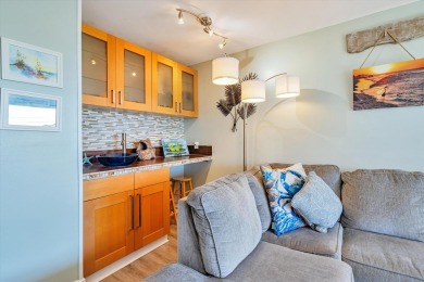 This completely  renovated Blue Surf Townhome has a unique floor on Seascape Golf Course in Florida - for sale on GolfHomes.com, golf home, golf lot